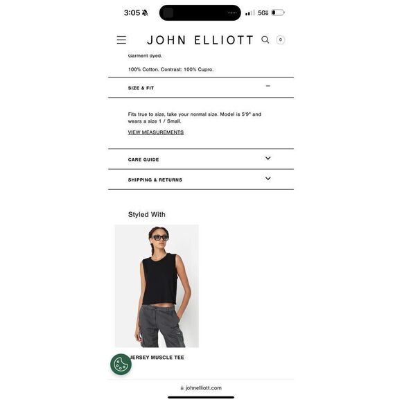 John Elliot Parachute Cargo Pants - Washed Navy - Picture 9 of 10